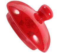 CATIEBYE Tapa de Cerámica para Tetera Doméstica, Doble Capa Roja Hojas Doradas, Repuesto para Taza de Té, Accesorio para Suministros de Té E Infusiones, Protección contra Derrames y Polvo