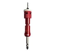 Catinero de broca de perforación de perforación Hex Posto ajustable de alta precisión Aleja de aluminio Cortador de orificio de carpintería para proyectos de bricolaje y uso