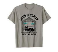 Catio Security Patio No Catio Gato Catio Mom Dad Camiseta