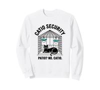 Catio Security Patio No Catio Gato Catio Mom Dad Sudadera