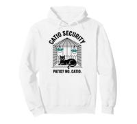 Catio Security Patio No Catio Gato Catio Mom Dad Sudadera con Capucha