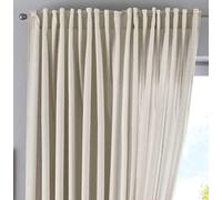 Cationic Jena - Cortinas con Trabillas Ocultas, Opacas, Aspecto de Lino, con alzapaños, 100% poliéster, 250 x 300 cm
