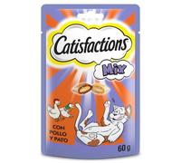 Catisfaction Premios para Gatos, Sabor Mixto de Pollo y Pato (60g)