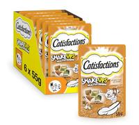 Catisfactions Snack Shakeups Aves a la Brasa para Gatos 6 x 55 gr