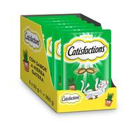 Catisfactions Premios para Gatos Sabor Hierba Gatera 6 Packs de 60g
