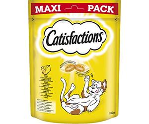 CATISFACTIONS Snacks para gato rellenos de queso envase 180 g