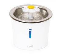 Catit bebedero fuente de acero inoxidable con leds blanco para mascotas