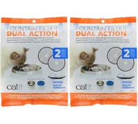 Catit Cartucho de Recambio para Bebedero, Acero Inoxidable, 2 L (Paquete de 2)