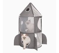 Cohete de tela para gatos Vesper Rocket - Catit - Color del Producto: Gris