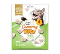 Snacks Catit Creamy Bitz Pollo con Pato, 4 x 12 g