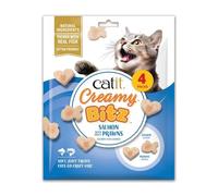 Snacks Catit Creamy Bitz Salmón con Gambas, 4 x 12 g