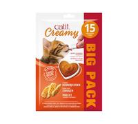 Catit Creamy Pollo, 15 Unidades x 10 g