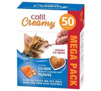 Catit Cremoso Salmón & Gambas 50er-Pack - Sanos Katzenleckerei Sin Grano