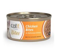 Catit Cuisine Bites - Alimento húmedo para gato adulto - Pollo - Cantidad: 75 g