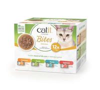 Catit Cuisine Bites Alimento húmedo para gato adulto Pack 12 x 75 g