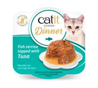 Catit Cuisine Dinner - Alimento húmedo para gato adulto - Pescado y atún - Cantidad: 75 g
