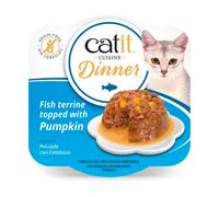 Catit Cuisine Dinner - Alimento húmedo para gato adulto - Pescado y calabaza - Cantidad: 75 g