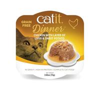 Catit Cuisine Dinner Pollo con salsa de Hígado 75g - 12 unidades