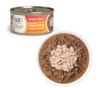 Catit Cuisine Duet Bocaditos de Salmón con Pollo en Caldo Natural 75g - 12 unidades