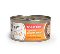 Catit Cuisine Duet - Alimento húmedo para gato adulto - Salmón y pollo - Cantidad: 75 g