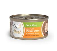 Catit Cuisine Duet - Alimento húmedo para gato adulto - Pato y pollo - Cantidad: 75 g