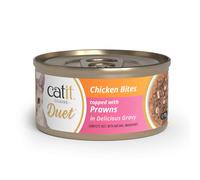 Catit Cuisine Duet - Alimento húmedo para gato adulto - Pollo y gambas - Cantidad: 75 g
