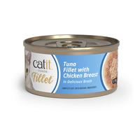Catit Cuisine Fillet – Alimento húmedo para gato adulto – Atún con pollo – 75 g