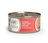 Catit Cuisine Filete - Alimento húmedo para gato adulto - Pollo con salmón - Cantidad: 75 g