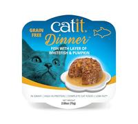 Catit Cuisine Dinner - Alimento húmedo para gato adulto - Pescado y calabaza - Cantidad: 75 g