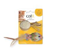 Catit Pez Tejido de Paja y Pelota Felpa