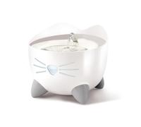 Catit Pixi Bebedero fuente de acero inoxidable para Gatos, 2.5 l, Blanca