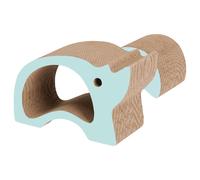 Catit Rascador De Cartón Zoo Rinoceronte 2-en-1 Para Gatos, 46x22,5x29cm