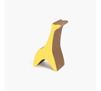 Catit Rascador para gatos Jirafa – cartón con hierba gatera – Amarillo