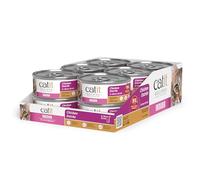 Catit Recipes Indoor Chicken Entrée - Alimento húmedo para Gatos con Alto Contenido de proteínas con L-carnitina, Caldo de Huesos para hidratación, Omega-3 para Piel y Pelaje, y prebióticos y