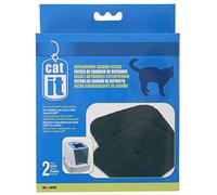 Filtros de carbón x 2 para bandeja de arena CAT IT