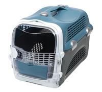 Catit Transportín para gatos Cabrio, azul gris