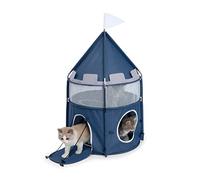 Catit Vesper Castillo Plegable para Gato, Azul