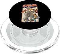 Catju Super Cat Monster Parodia Retro Kaiju Felino Japonés PopSockets PopGrip para MagSafe