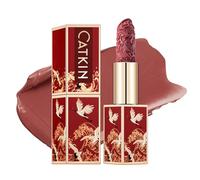 CATKIN Pintalabios Permanente, Labial Sérum, Color Intenso, Mate, Labios Hidratados y con Volumen, Enriquecido con Ácido Hialurónico y Vitamina E, 3.2g Serum Lipstick