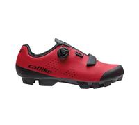 Catlike 7200600021 - Zapatillas de Ciclismo Montaña MTB KOMPACTO X1 Talla 44 Máximo Rendimiento, Ajuste Preciso y Confort en Cada Ruta, Rojo