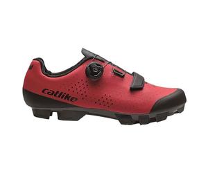Catlike 7200600024 - Zapatillas de Ciclismo Montaña MTB KOMPACTO X1 Talla 47 Máximo Rendimiento, Ajuste Preciso y Confort en Cada Ruta, Rojo