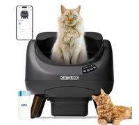 CATLINK Arenero Autolimpiable para Gatos, Caja de Arena Automática con Entrada Superior, Wi-Fi 5 GHz, Gran Capacidad 12L, Compatible con Todo Tipo de Arenas, Ideal para Hogares con Varios Gatos