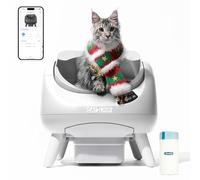 CATLINK Arenero Autolimpiable para Gatos, Caja de Arena Automática con Entrada Superior, Wi-Fi 5 GHz, Gran Capacidad 12L, Compatible con Todo Tipo de Arenas, Ideal para Hogares con Varios Gatos