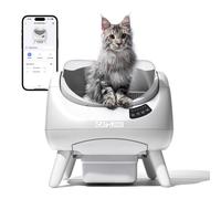 CATLINK Open X - Open Top Caja De Arena Autolimpiable Automática Blanco - CATLINK-C08-W