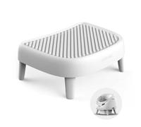 CATLINK Rampa Open-X, 20 cm, Gatos Mayores/Gatitos, Antideslizante Rejilla atrapa-Arena, Reduce residuos Bandeja, Fácil Limpiar, Blanco