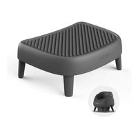 CATLINK Rampa Open-X, Altura 20 cm, Ideal Gatos Mayores/Gatitos, Antideslizante con Rejilla atrapa-Arena, Reduce residuos Fuera Bandeja, Fácil Limpiar, Gris