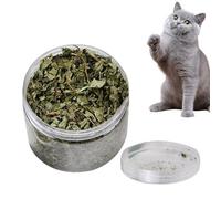 Catnip, 40 g de hierba gatera para gatos de interior, hojas naturales relajantes, hierba gatera natural relajante, limpieza de dientes saludables para la salud bucal, depilación de gatos