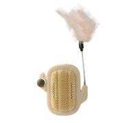 Catnip Balls, Cat Scratcher Toy, Pet Materials Stress Relieving Design Catnip Toys, Corner Brush Wall Scratcher for Cat Face Scratching and Grooming 200g Green, Cream, Blue