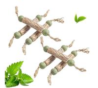 Catnip Cat Toys, 6X Teaser Wand Sticks for Cats, 0,79 x 4,72 pulgadas Interactive Indoor Play Set for Scratching, Multi Sensory Stimulation Chewing, Hunting and Ejercise