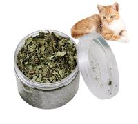 Catnip - Hierba gatera natural | 40 g | Hierba gatera seca calmante | Hoja de hierba gatera de juguete para gatos | Hierba gatera seca para regular el estado de ánimo, gatos de interior, depilación de